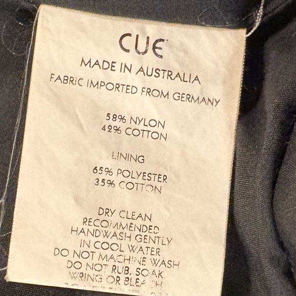 Cue European Fabric Plaid Army Green & Black Plaid Structured Mini Dress - Picture 9 of 9